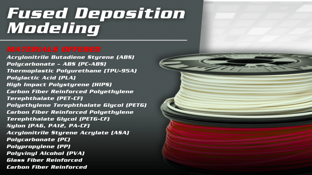 Beyond the origin of 3D printing, KIMASTLE offers a wide array of materials to use thanks to fused deposition modeling.